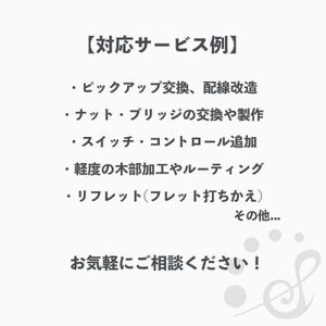 【Sago】ギターの調整・改造サービス券|オーダーメイド工房による職人対応(3万円分)【1668802】