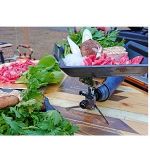 【HIBANAS】熟練の職人が作るオリジナル鉄板　HIBARON-solo(ヒバロンソロ)【1314219】