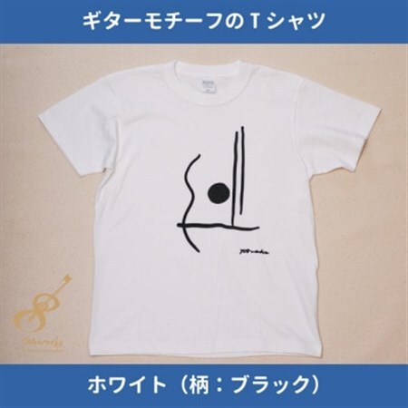 ギターストラップ専門店708worksオリジナルTシャツ/ヘビーオンス【ホワイトBK:Mサイズ】【1329741】