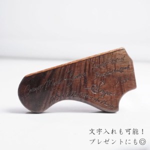 【ウッドパター】ギター工房が作る音にこだわったパター　ピン型　ギターヘッド【1375582】