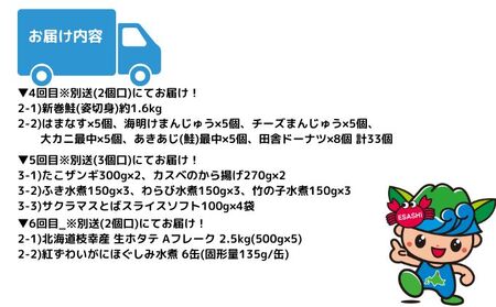 ≪数量限定≫枝幸町 定期便 連続 12回 お届け おすすめ 其の4【おせち 毛ガニ ほたて 新巻鮭 いくら 缶詰 など 27商品！】 【離島配送不可