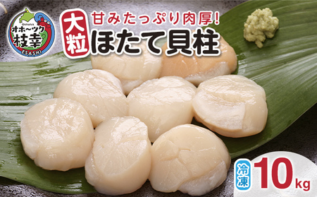 【枝幸ほたて】山武水産 大粒冷凍ほたて貝柱10kg