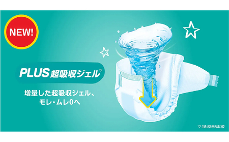 [テープタイプ] パンパース 「 さらさらケア 」 8パック[ Pampers おむつ オムツ ] ベビー用品 赤ちゃん用品 紙おむつ 新パンパース 日用品 幼児 乳児 子供 ベビー 孫  新生児：68枚