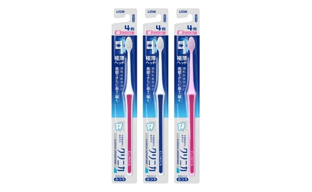 ライオン クリニカ アドバンテージ 歯ブラシ 4列 超コンパクト ふつう 18本