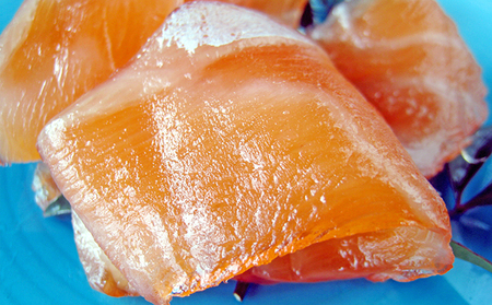 キングサーモン昆布〆 300g 加工食品 魚貝類 鮭 さけ サケ 