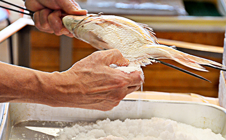 明石産 天然鯛の姿焼(2) 魚貝類 