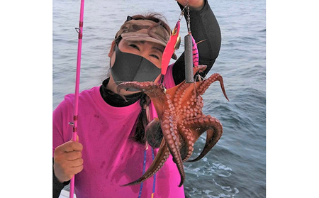 明石だこ竿釣り体験（乗り合い）2名様《6月初旬～8月中》 体験チケット 