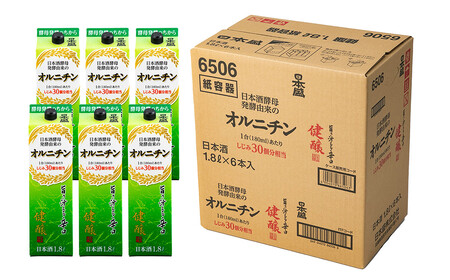 【12/24までの寄附で年内発送】日本盛 健醸1.8L×6本(1ケース) 日本酒