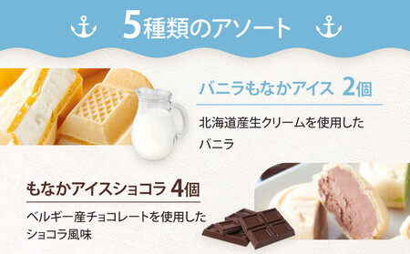 いかりの人気もなかアイスセット