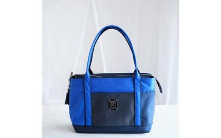 <右肩用>お仕事バッグ しごとーと シャイニー キャリーオン コバルトブルー/ネイビー