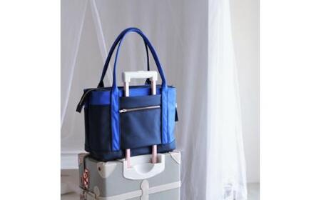 <左肩用>お仕事バッグ しごとーと シャイニー キャリーオン コバルトブルー/ネイビー