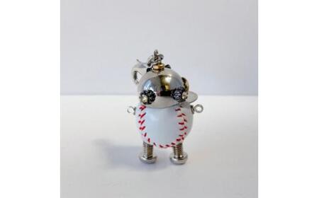 <アム西宮>野球ボール キーホルダー