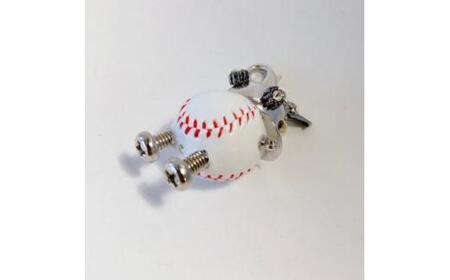 <アム西宮>野球ボール キーホルダー