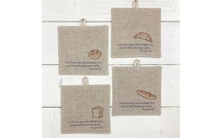 リネンコースター(4枚セット)&焼菓子セット