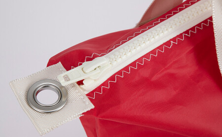 ファスナートートM(レッド)