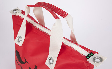 ファスナートートM(レッド)