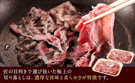 ＜A4以上＞勘治郎の特選黒毛和牛切り落とし1kg(500g×2P)