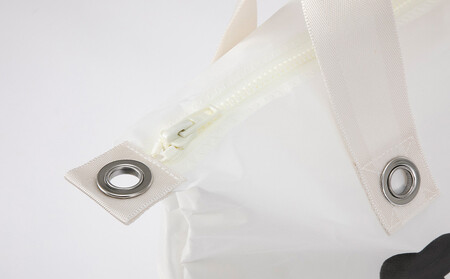 ファスナートートM(ホワイト)