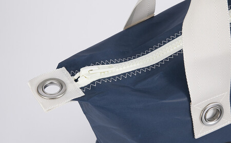 ファスナートートM(ネイビー)