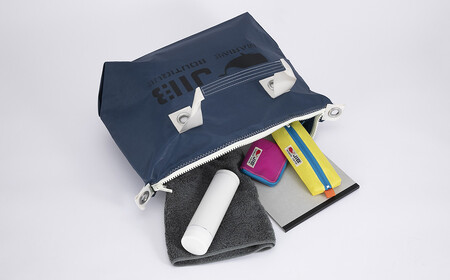 ファスナートートM(ネイビー)