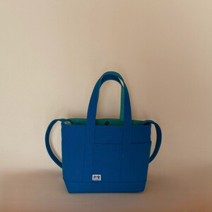 NUNUTOTO ブルー×ラムネ Mサイズ ショルダーストラップ&ペットボトルホルダーセット