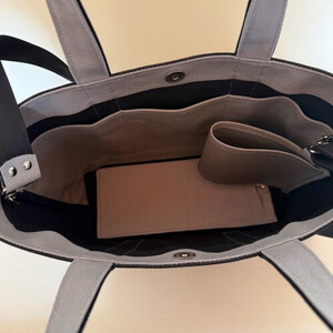 NUNUTOTO　ブラック×グレー　Mサイズ　ショルダーストラップ＆ペットボトルホルダーセット