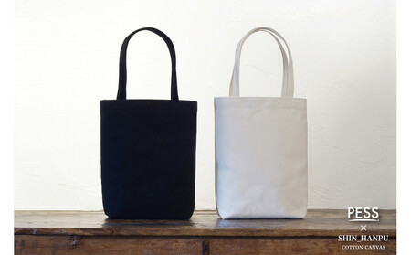 シン帆布トートバッグ-Light-　＜カラー：黒＞