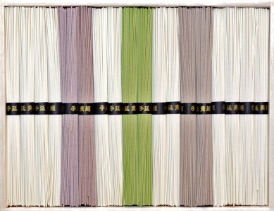 EJ09◇淡路島自然派手延そうめん詰合せ 18束木箱入り