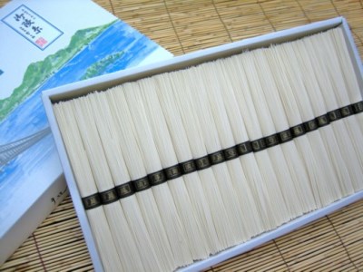 EJ23◇淡路島手延そうめん 御陵糸(古物) 紙箱入り40束