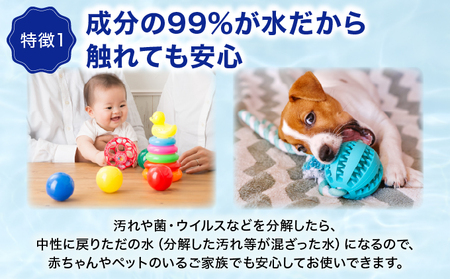 強力アルカリ電解水 13.1ＰＨ 4リットル[除菌  洗浄 消臭 掃除 大掃除 住宅用洗浄剤]