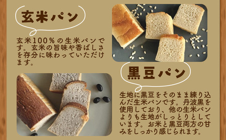 リト史織さん監修！＜グルテンフリー・プラントベース＞生のお米からつくった生米パン3本セット　シンプルセット（生米パン、玄米パン、黒豆パン） パン 食パン 米 生米 玄米 黒豆 ベジタリアン ヴィーガン 植物性 