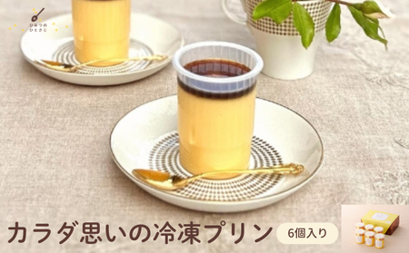 ★TV番組で紹介されました★ カラダ思いの冷凍プリン 6個 セット【ひみつのひとさじ】冷凍ぷりん プリン ぷりん PUDDING スイーツ デザート おやつ お菓子 洋菓子 なめらか ミルク お取り寄せ オーガニック 低カロリー カラメル 贈り物 ギフト