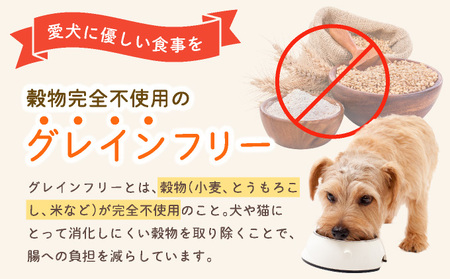 フルオーガニックドッグフード / グレインフリー 500g入 2袋セット［フルオーガニックドッグフード / 無添加ペットフード / ナチュラルごはん 犬用 / オーガニック 犬の健康食 / 国産オーガニックフード / プレミアムペットフード］017-a015_A