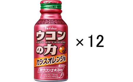 ハウスウェルネスフーズ　ウコンの力　カシスオレンジ味　2パック （ 12缶 ）　飲料 ドリンク ウコンの力 ウコン ウコンエキスドリンク 飲み会 お酒 二日酔い 兵庫県 伊丹市 果汁飲料 ジュース 飲料類 セット