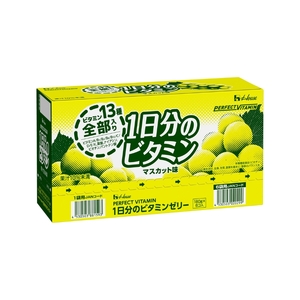 ハウスウェルネスフーズ PERFECTVITAMIN 1日分のビタミンゼリー マスカット 24個
