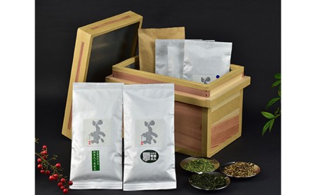 日本茶詰合せ 茶箱入り（特上宇治田原煎茶・朝宮煎茶他 2kgサイズ茶箱） | 兵庫県伊丹市 | ふるさと納税サイト「ふるなび」