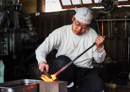 日本刀づくり（鍛錬）見学