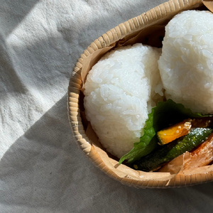 【伝統工芸品】KORI ANRI JAPAN「MUSUBU」 "Lサイズ" 柳行李 / 豊岡杞柳細工 飯行李 弁当箱 お弁当 行楽 ピクニック ランチボックス