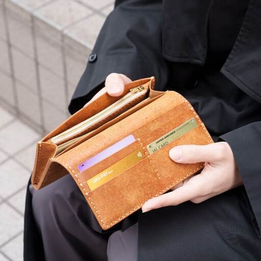 豊岡財布 Haaki Leather 長財布 HLW300 コニャック（HLW300）