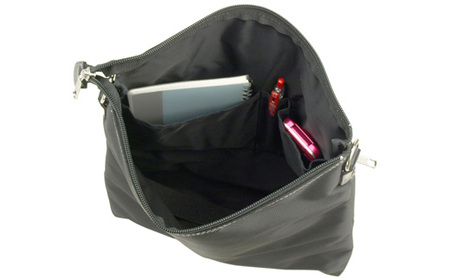 豊岡産鞄 薄マチ手無ナイロンSD(大)(33771-01)黒 / かばん カバン 鞄 バッグ