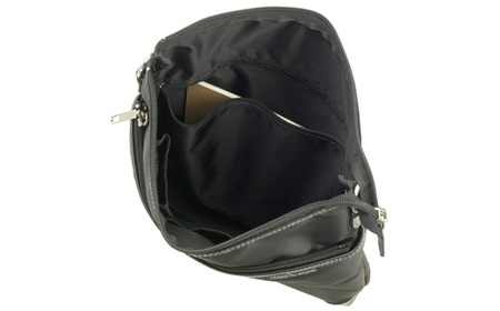 豊岡産鞄 薄マチ手無ナイロンSD(大)(33771-01)黒 / かばん カバン 鞄 バッグ