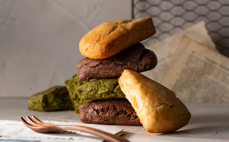 グルテンフリー 低糖質スイーツ ココアプロテインスコーン  8個 / スイーツ マフィン 低糖質 ダイエット 朝食 お菓子 焼菓子 糖質オフ 個包装 ギフト（小麦粉・砂糖・トランス脂肪酸・人工甘味料・不使用）【LowCarbHouse 】