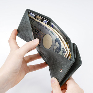 豊岡財布 Colors三つ折りウォレット AW500 アベーテ / 小銭入れ カードケース ミニマル 財布 サイフ 革小物 本革 メンズ レディース