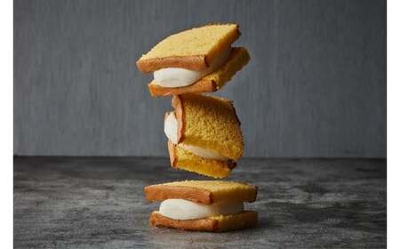 メシテラアイスサンド 6個入り / 米粉 カステラ グルテンフリー ブランド米 米粉100％ ミルクアイスクリーム サンド ふわふわ食感 スイーツ 洋菓子 ミルクサンド コウノトリ育むお米でつくるニッポンのカステラ メシテラ 冷凍