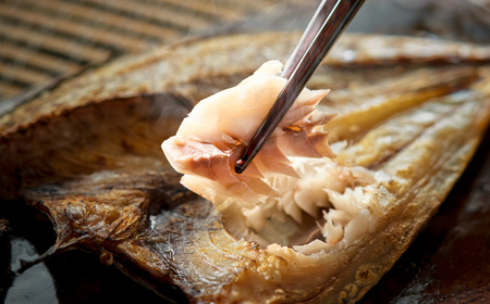 【城崎温泉おけしょう鮮魚】 自家製旬の干物セット 約2人前