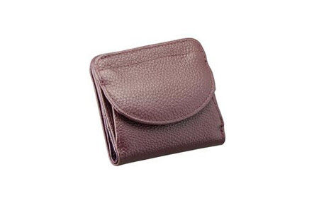 豊岡工房 牛革コンパクト財布(3903)パープル