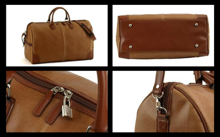 Aハワード 白化合皮 レトロ ボストンバッグ キャメル 日本製 トートバッグ メンズ 大容量 スポーツ 出張 A4 PC 旅行バッグ 旅行カバン 2泊 大きめ ゴルフ 鞄 カバン ビジネス トラベルバッグ ボストン トート ANDY HAWARD アンディハワード 10414-10
