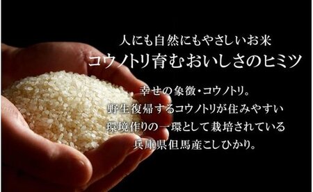 令和５年産　コウノトリ育むお米無農薬【5kg×2袋】（94-002）