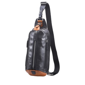 豊岡鞄　帆布×皮革ワンショルダー(24-132) ブラック