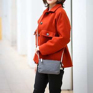 豊岡鞄　TUTUMU Osanpo Wallet（S3100　24-178）グレー